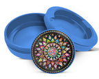 Mandala Trippy  Snus Storage Case Blue