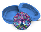 Psychedelic Yggdrasil, Old Norse Tree Of Life Snus Storage Case Blue