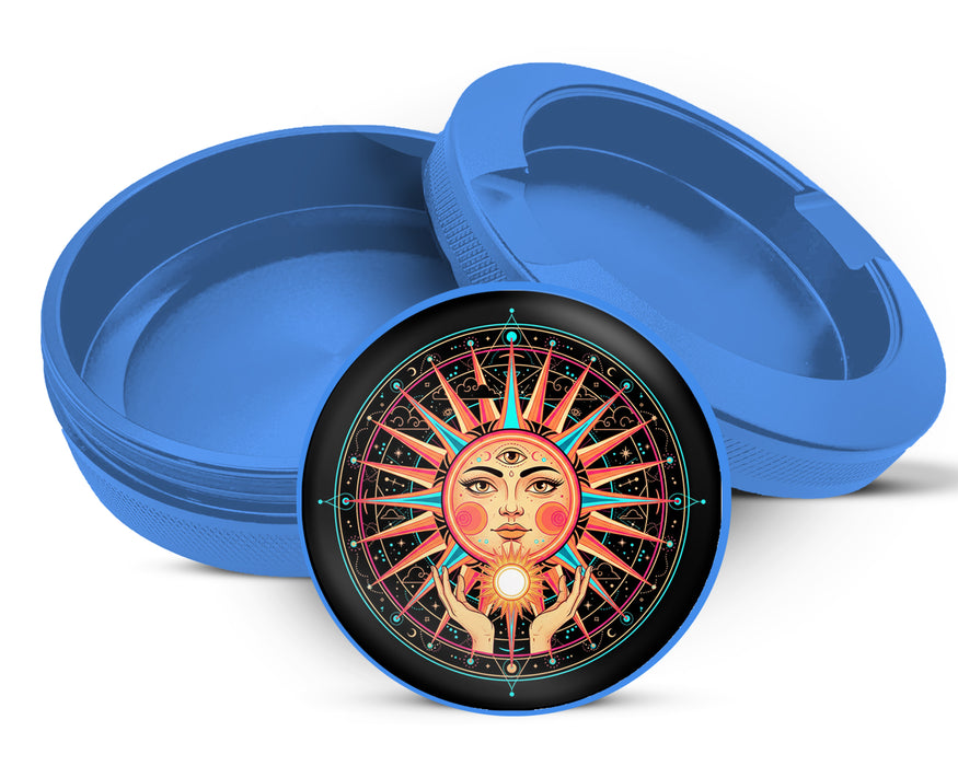 Third Eye Solar Goddess Snus Storage Case Blue