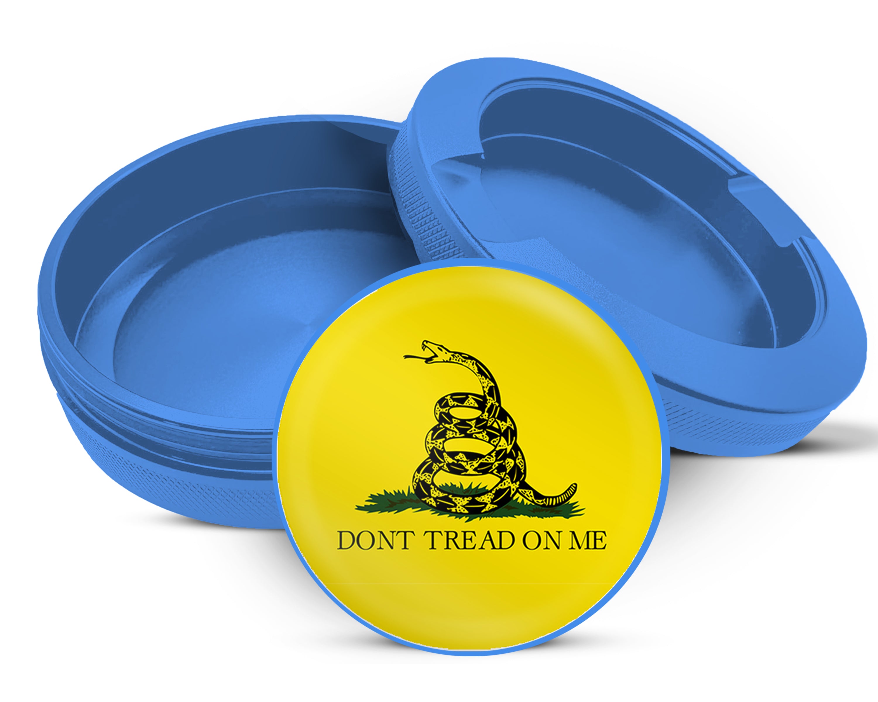 Don't Tread On Me Snus Storage Case Blue