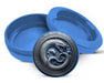 Oceanic Ouroboros Rune Circle Zyn Storage Case Blue