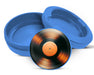 Orange Vinyl Record Snus Storage Case Blue