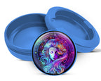 Virgo Zodiac Sign Gift Snus Storage Case Blue