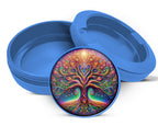Psychedelic Tree Of Life Snus Storage Case Blue