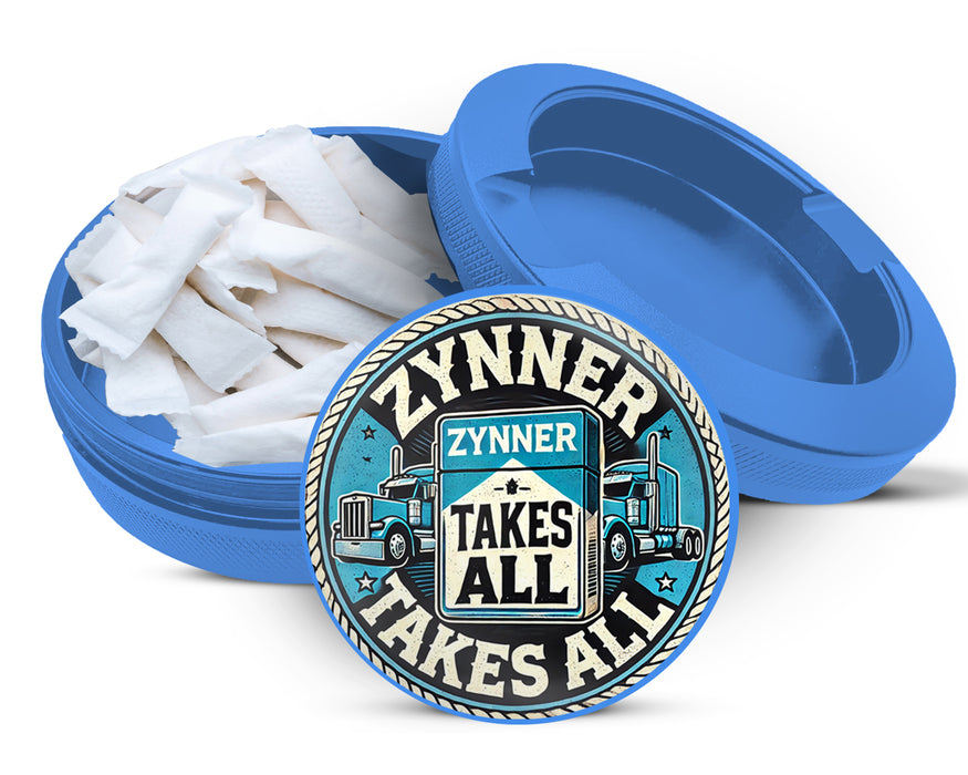 Zynner Takes All Trucker Zyn Storage Case Blue