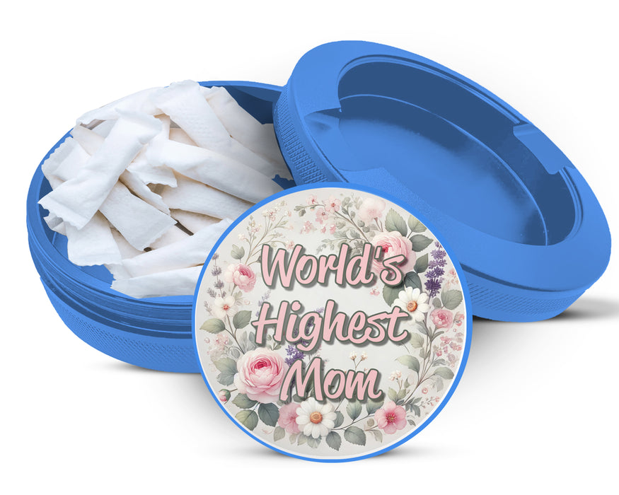 World's Greatest Mom Snus Storage Case Blue