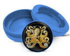 Octopus Grinder Whimsigoth  Snus Storage Case Blue