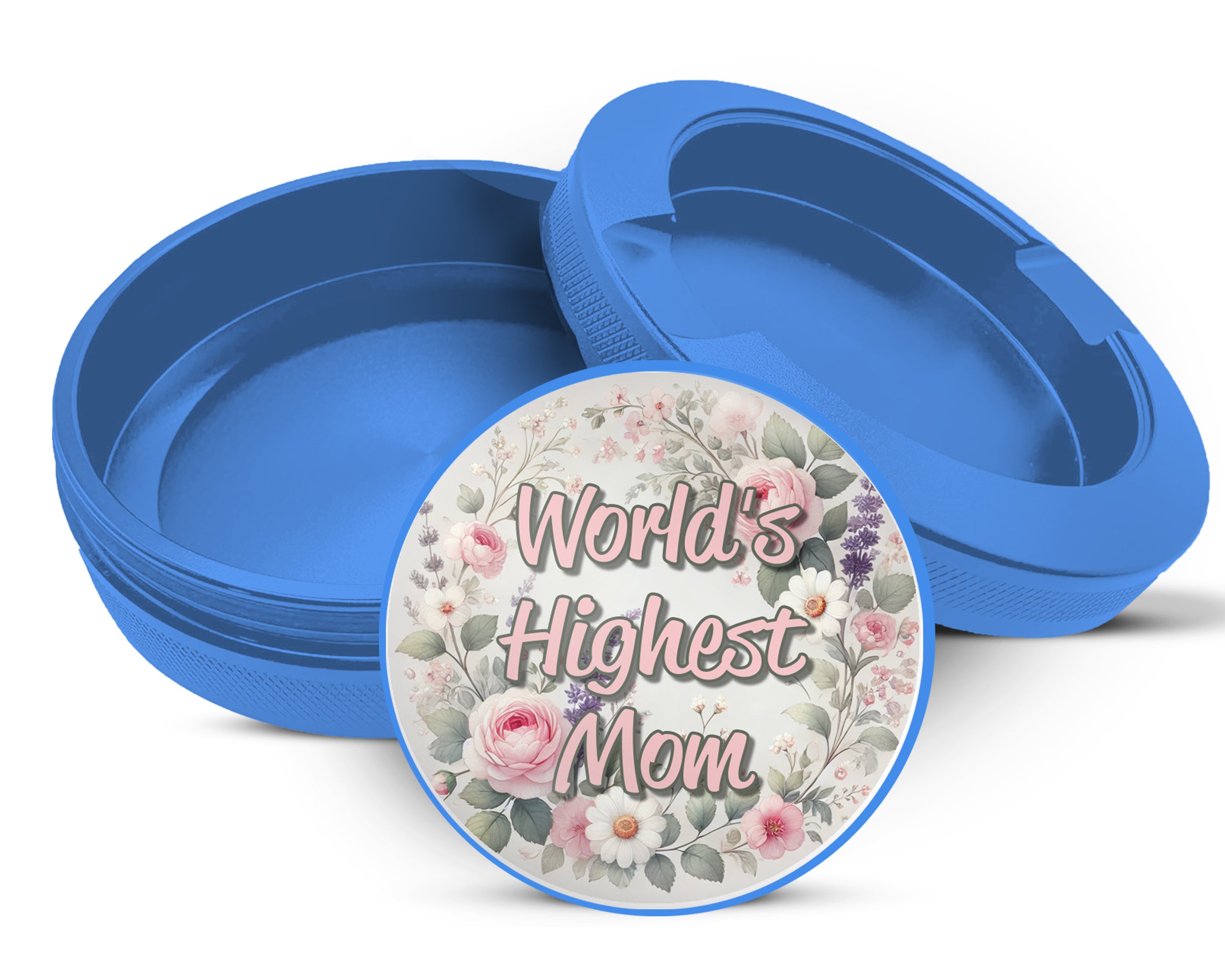 World's Greatest Mom Snus Storage Case Blue