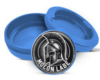 Molon Labe Spartan Helmet Snus Storage Case Blue