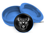Pitbull Day Of The Dead Snus Storage Case Blue
