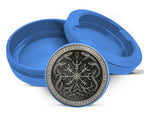 Runic Serpents Norse Sigil Snus Storage Case Blue