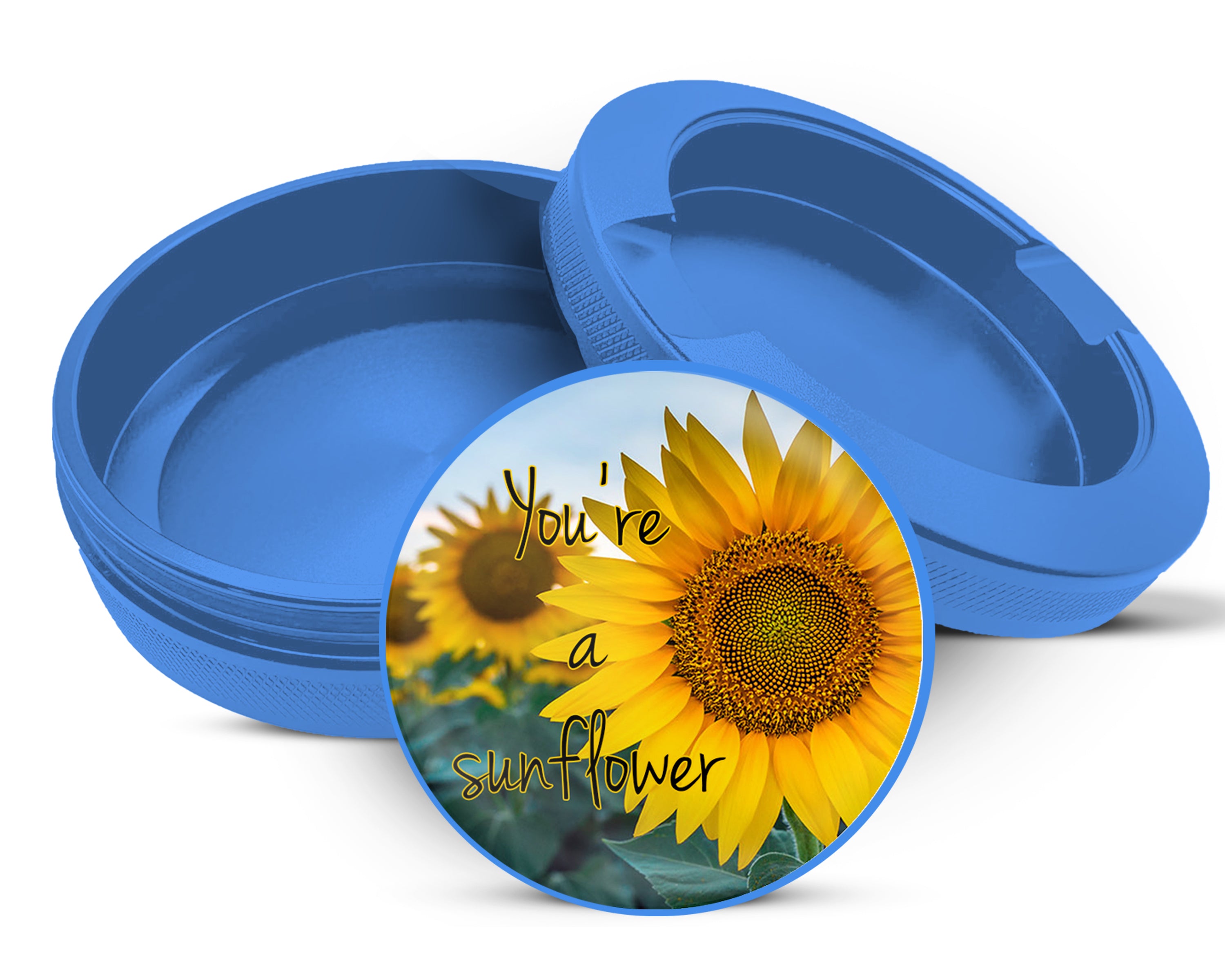 You're a Sunflower Snus Storage Case Blue