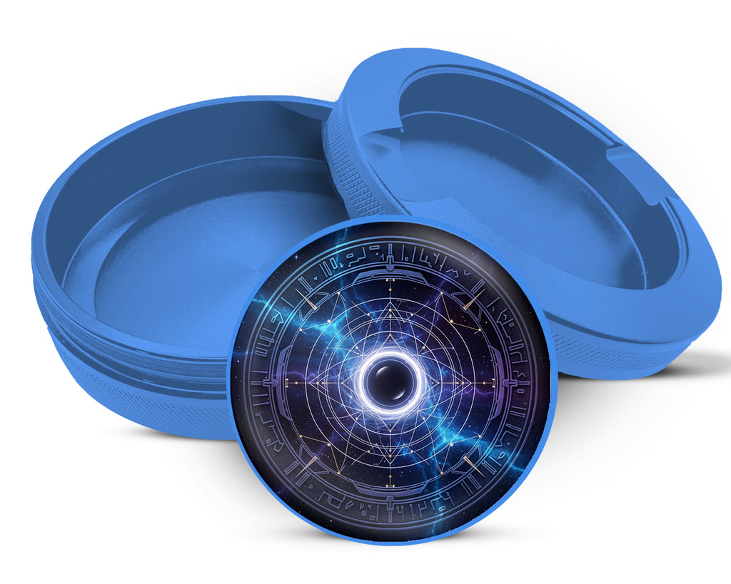 Galactic Portal Star Map Snus Storage Case Blue