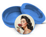 Romantic Retro Rose Beauty Snus Storage Case Blue