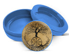 Viking Grinder Tree of Life Snus Storage Case Blue