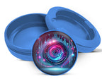 Neon Lights Snus Storage Case Blue