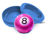 Glossy Pink Magic 8 Ball Pop Aesthetic Snus Storage Case Blue