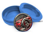 Racing Stripes Snus Storage Case Blue