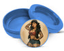 Pin-Up Girl with Tattoos Classic Rockabilly Style Snus Storage Case Blue