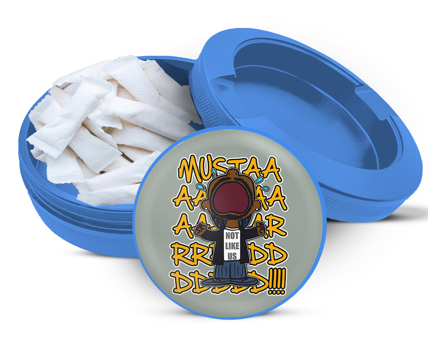 Mustard! Kdot Meme Snus Storage Case Blue