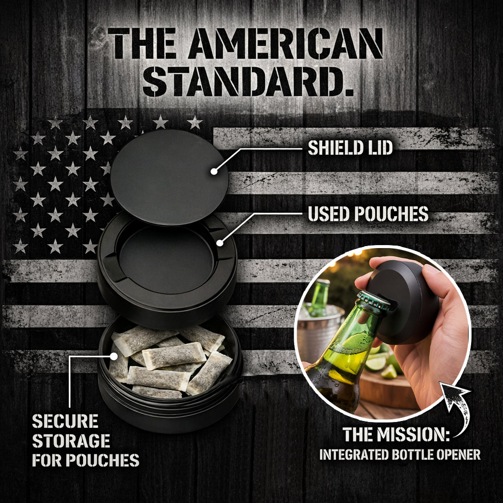 Ball Python Snake Coiled Up Snus Storage Case Bottle Opener