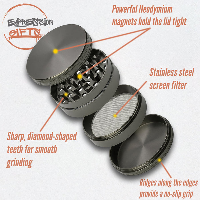 Crescent Moon with Stars Spice Grinder