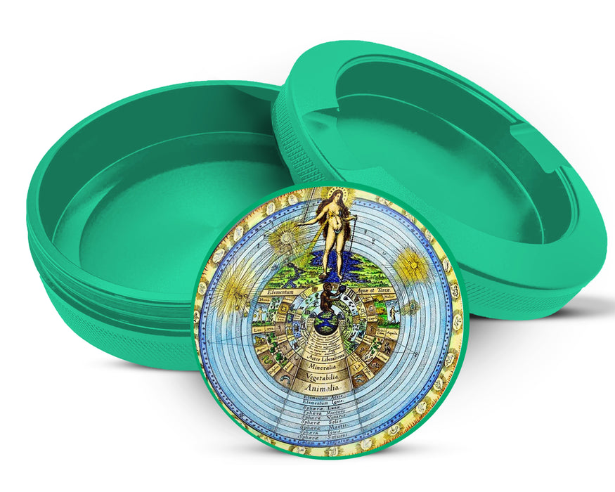 Green Ancient Cosmos Snus Storage Case