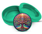 Green Psychedelic Tree Of Life Snus Storage Case