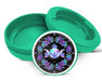 Green Crystal Rose Moon Trinity Zyn Storage Case