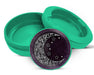 Green Purple Crescent Moon and Stars Snus Storage Case