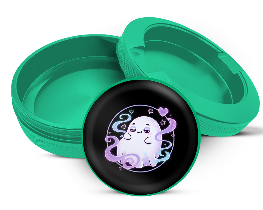 Green Cute Vaporwave Ghost Vibes Snus Storage Case