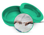 Green Sistine Chapel, Hand of God,Michaelangelo Snus Storage Case
