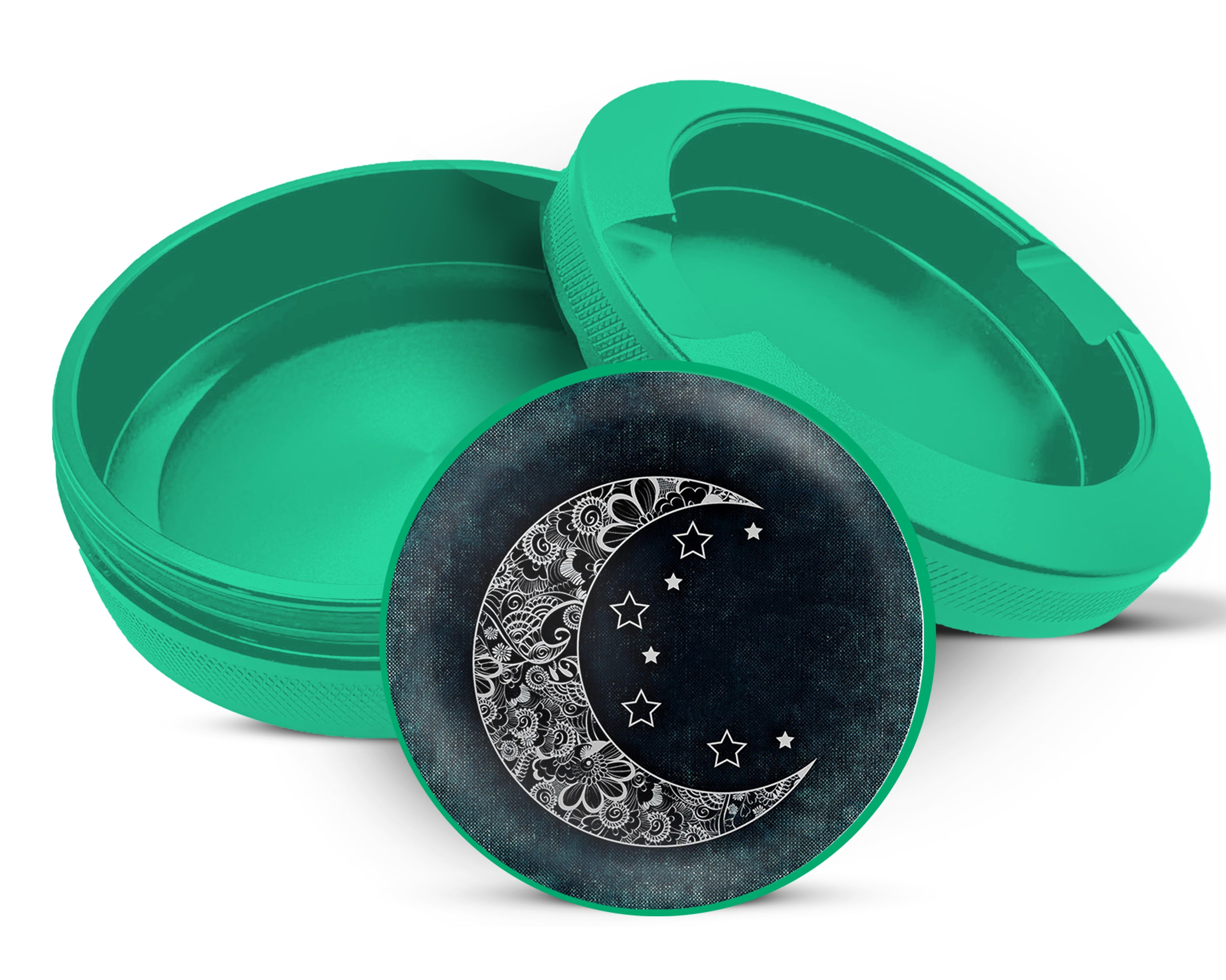 Green Blue Moon Lunar Snus Storage Case