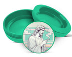 Green Jesus With Cig Vaporwave Snus Storage Case