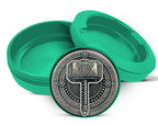 Green Thor's Hammer Mjolnir Snus Storage Case