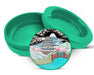 Green Japanese Style Traditional Landscape Sakura Snus Storage Case