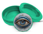 Green Modern Nazar Evil Eye Snus Storage Case