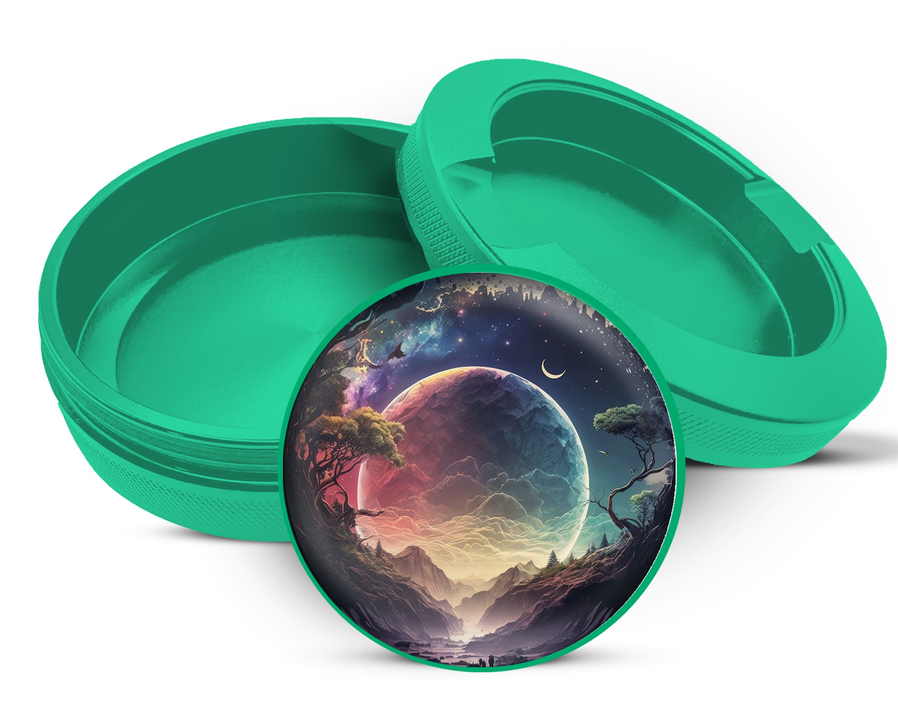 Green World Within A World Snus Storage Case