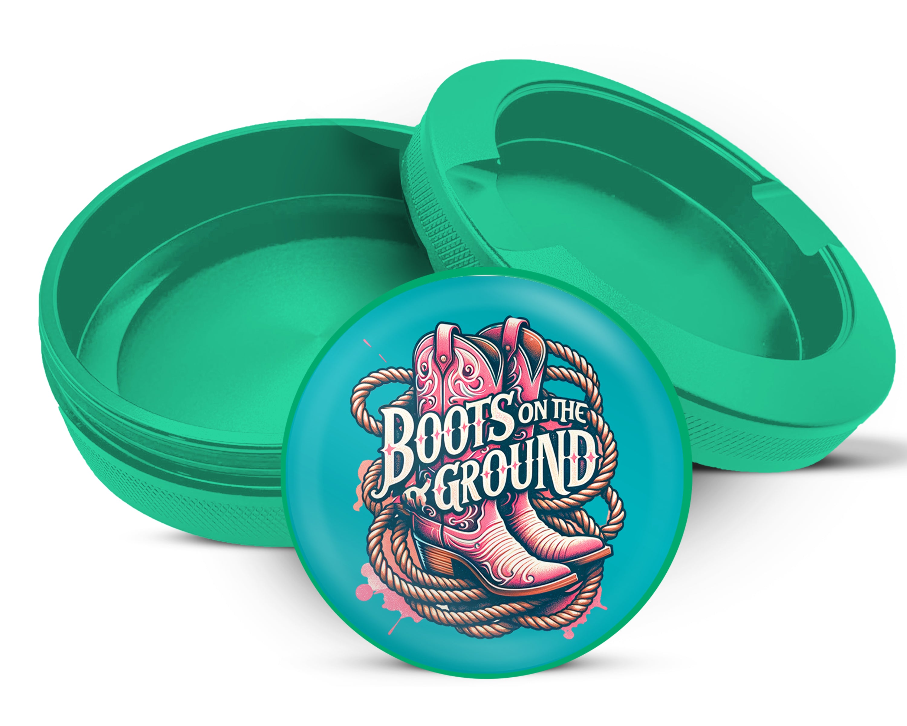 Green Boots On The Ground Snus Storage Case