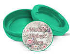 Green World's Greatest Mom Snus Storage Case