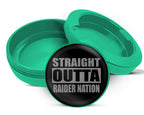 Green Straight Outta Raider Nation Snus Storage Case