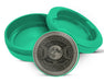 Green Celtic Moon Tree Sigil Snus Storage Case