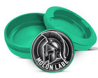 Green Molon Labe Spartan Helmet Snus Storage Case