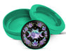 Green Crystal Moon Goddess Mandala Snus Storage Case