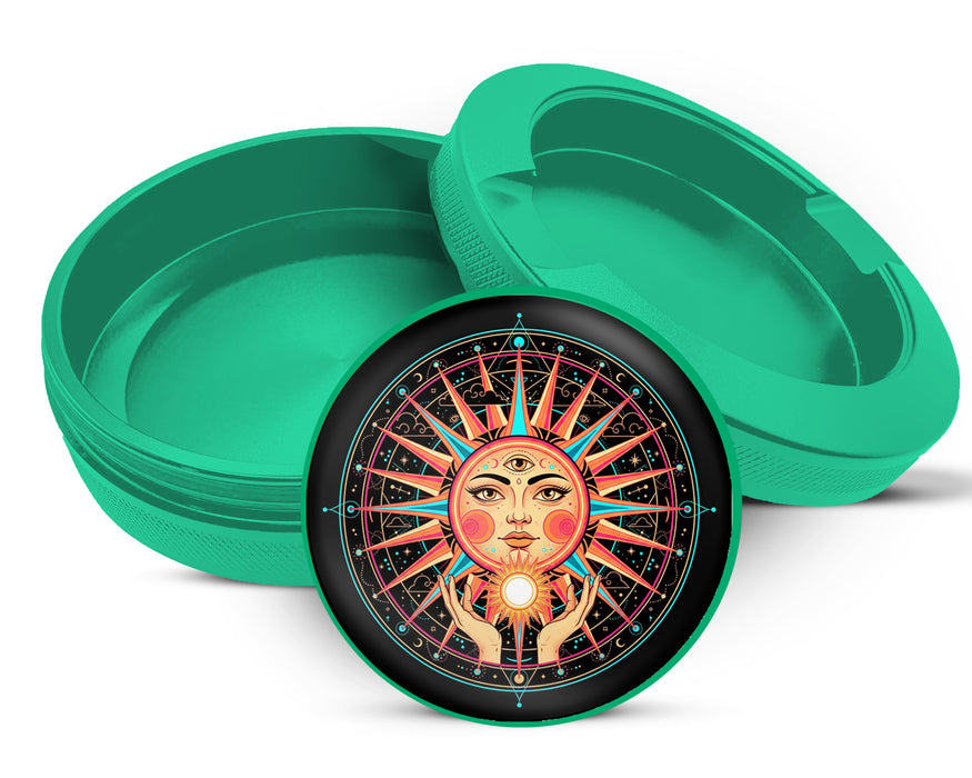 Green Third Eye Solar Goddess Zyn Storage Case