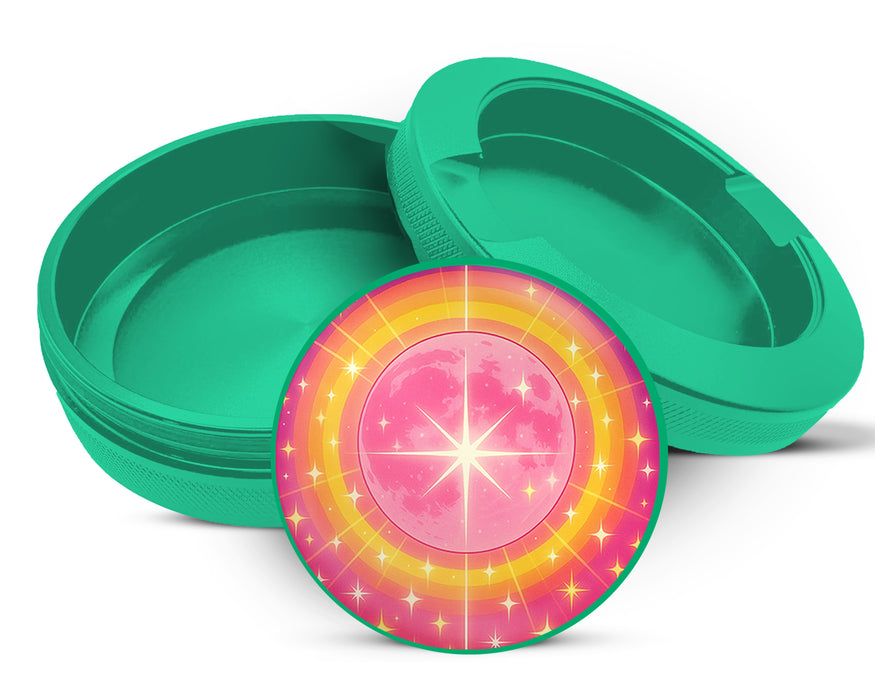 Green Radiant Starburst Pink Anime Moon Snus Storage Case