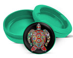 Green Colorful Sea Turtle Mandala Snus Storage Case
