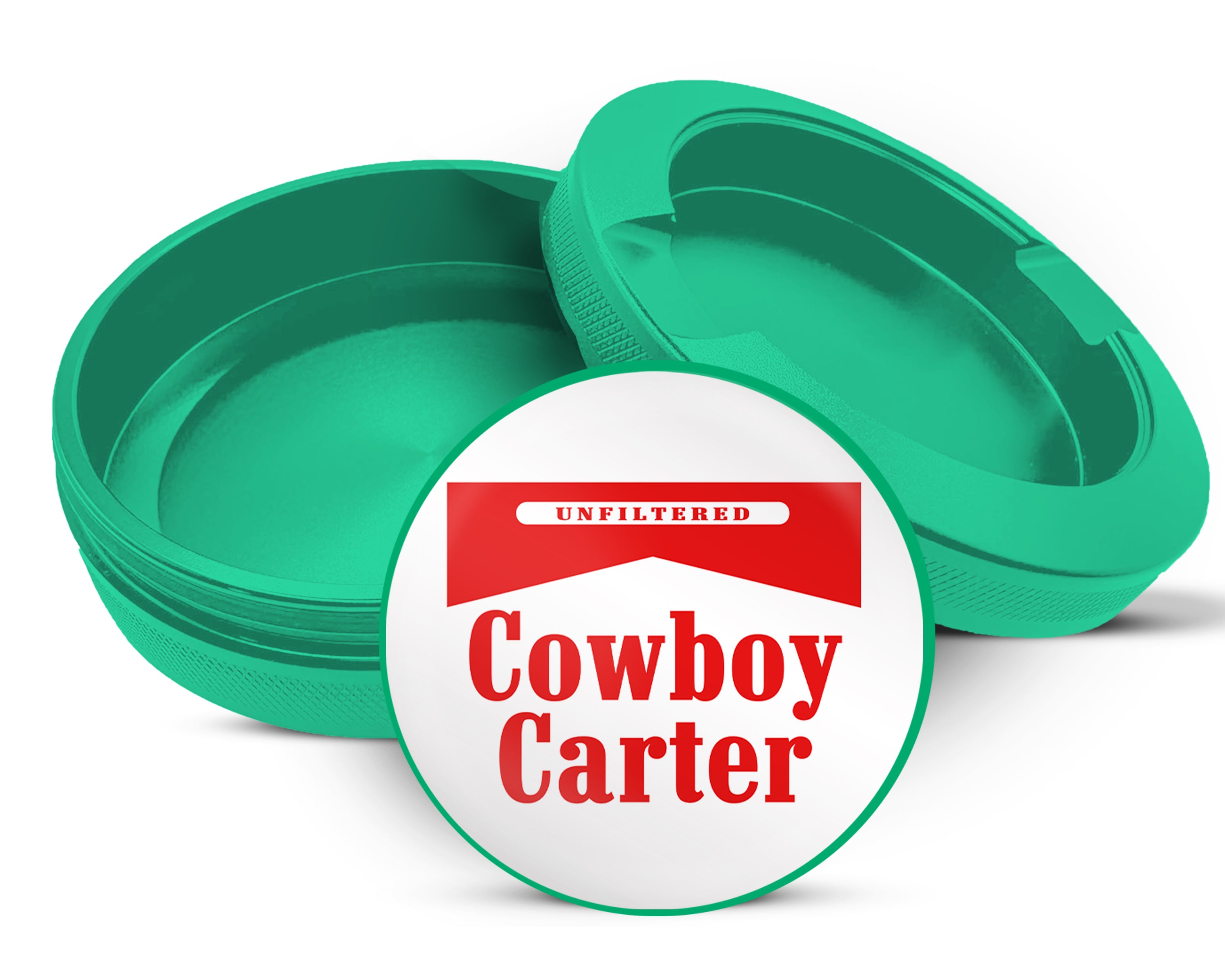 Green Cowboy Karter Snus Storage Case