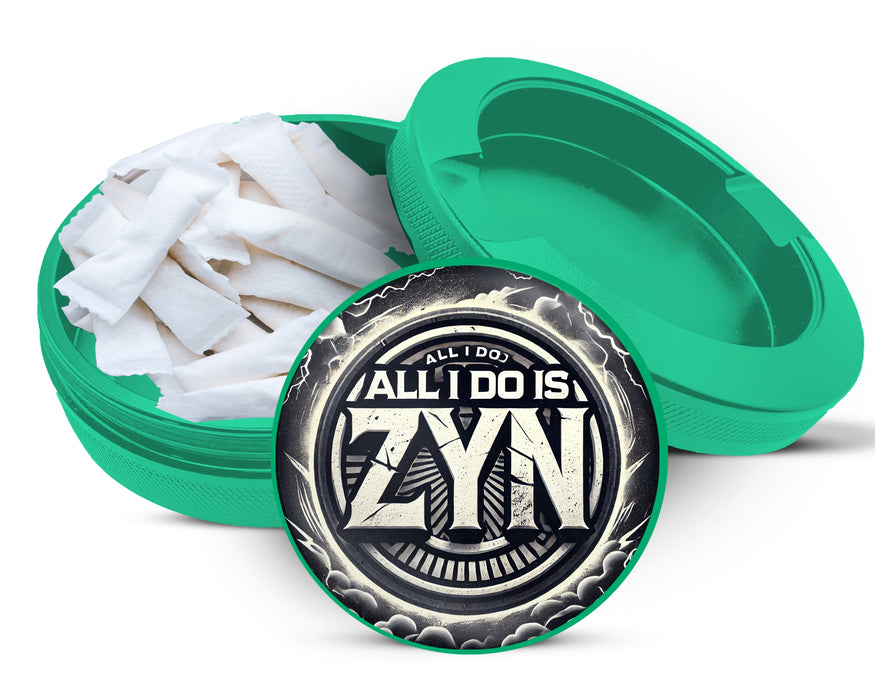 Green All I Do Is Win Zyn Storage Case