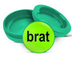 Green Brat Lime Green Grinder Snus Storage Case